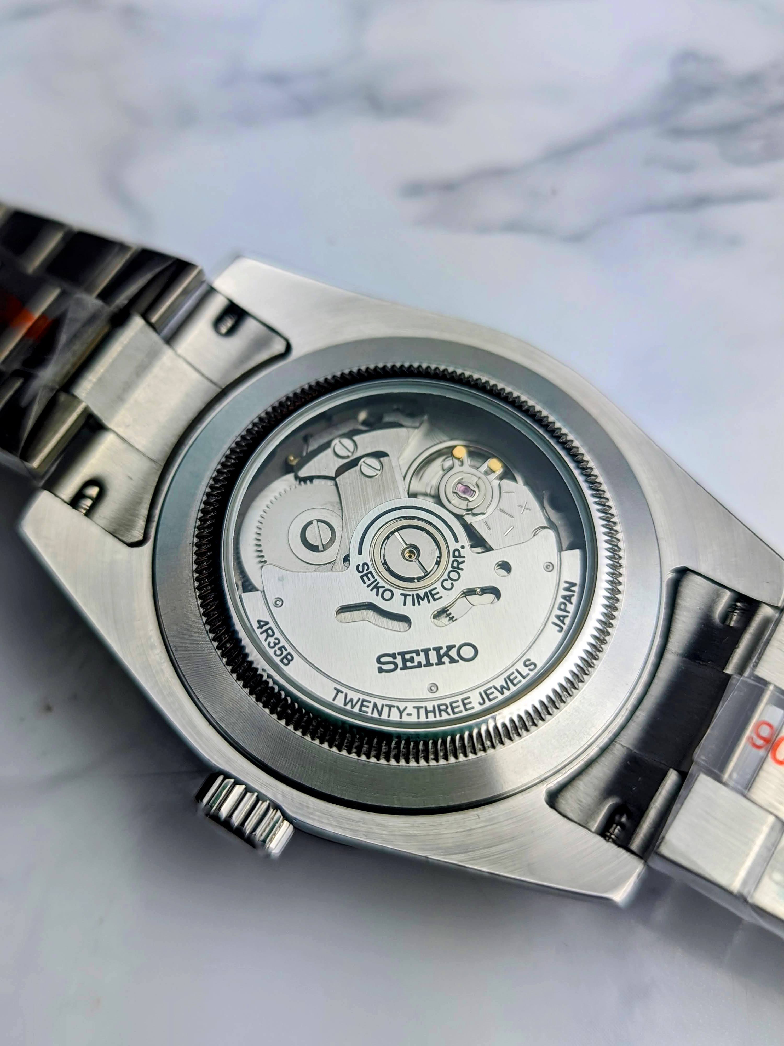 Champagne Roman Numeral Datejust NH35 Build