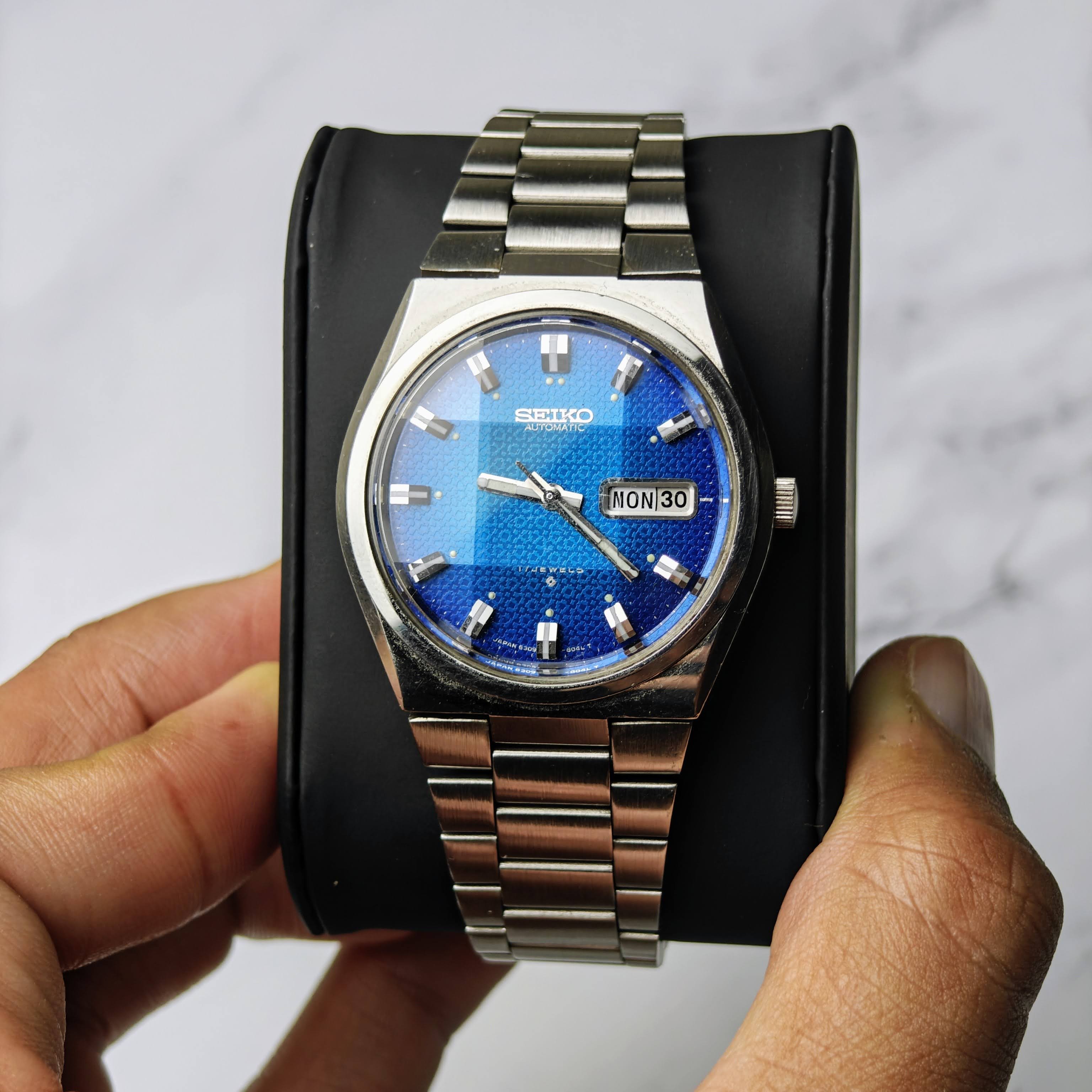 Seiko Faceted Crystal Vintage Automatic Watch (1973)