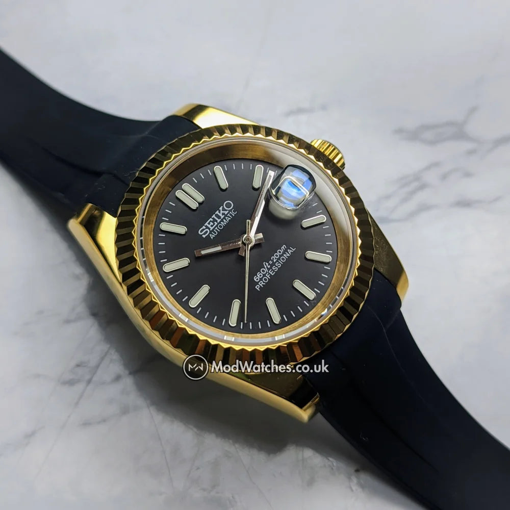 Black Dial Datejust NH35 Build