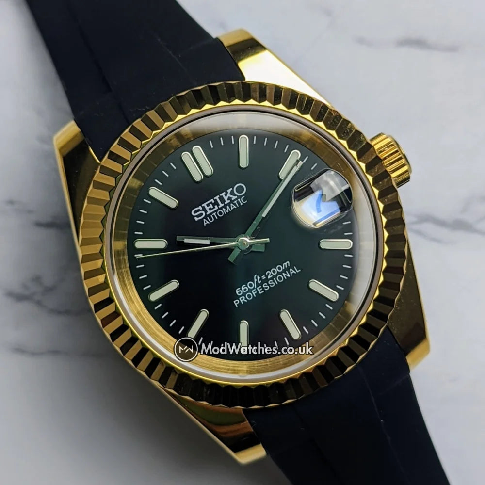 Black Dial Datejust NH35 Build