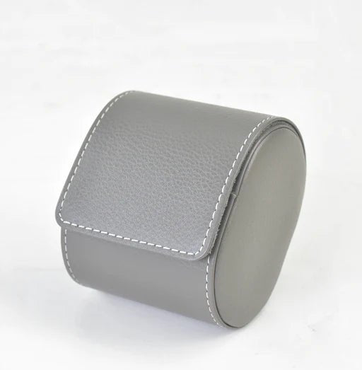 Leather Watch Roll Grey - Q Wrist - Modified Watches