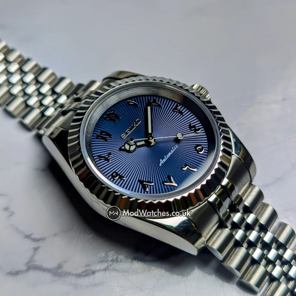 Ocean Blue Arabic Dial NH35 Build