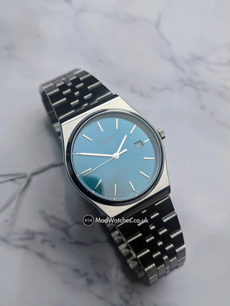 Petrol Blue Rare Casio MTP Range Classic Watch
