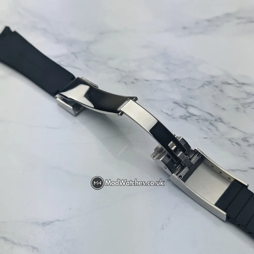 Premium Oyster Flex Black Rubber Bracelet