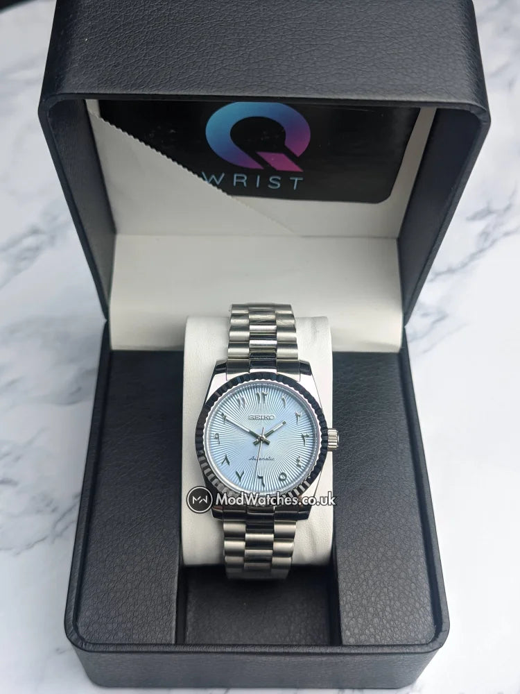 Tiffany Blue Arabic Dial Datejust NH35 Build