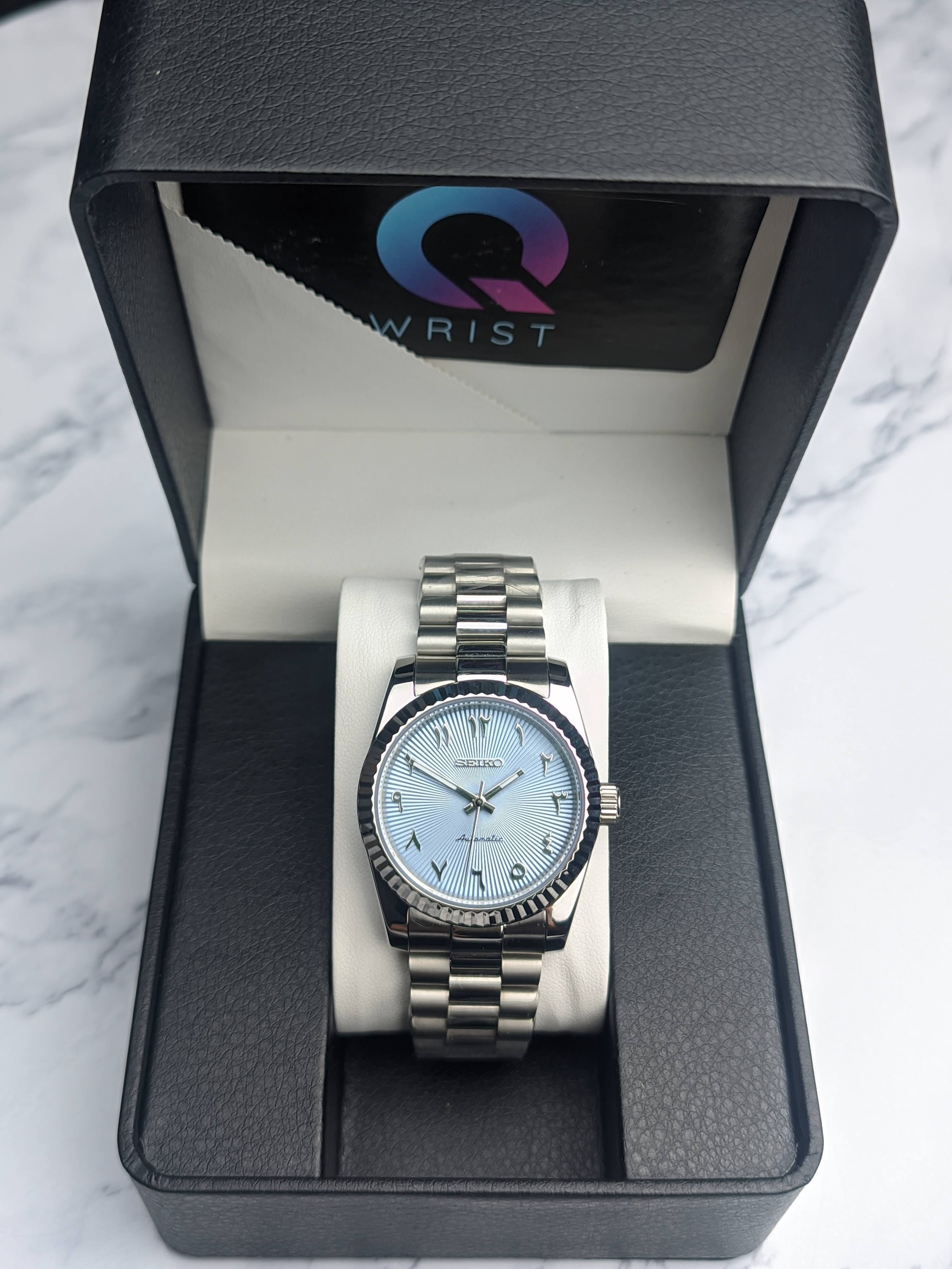 Tiffany Blue Arabic Dial Datejust NH35 Build
