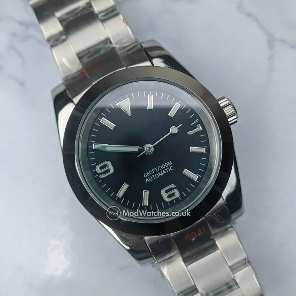 Explorer Mod Watch Black NH35