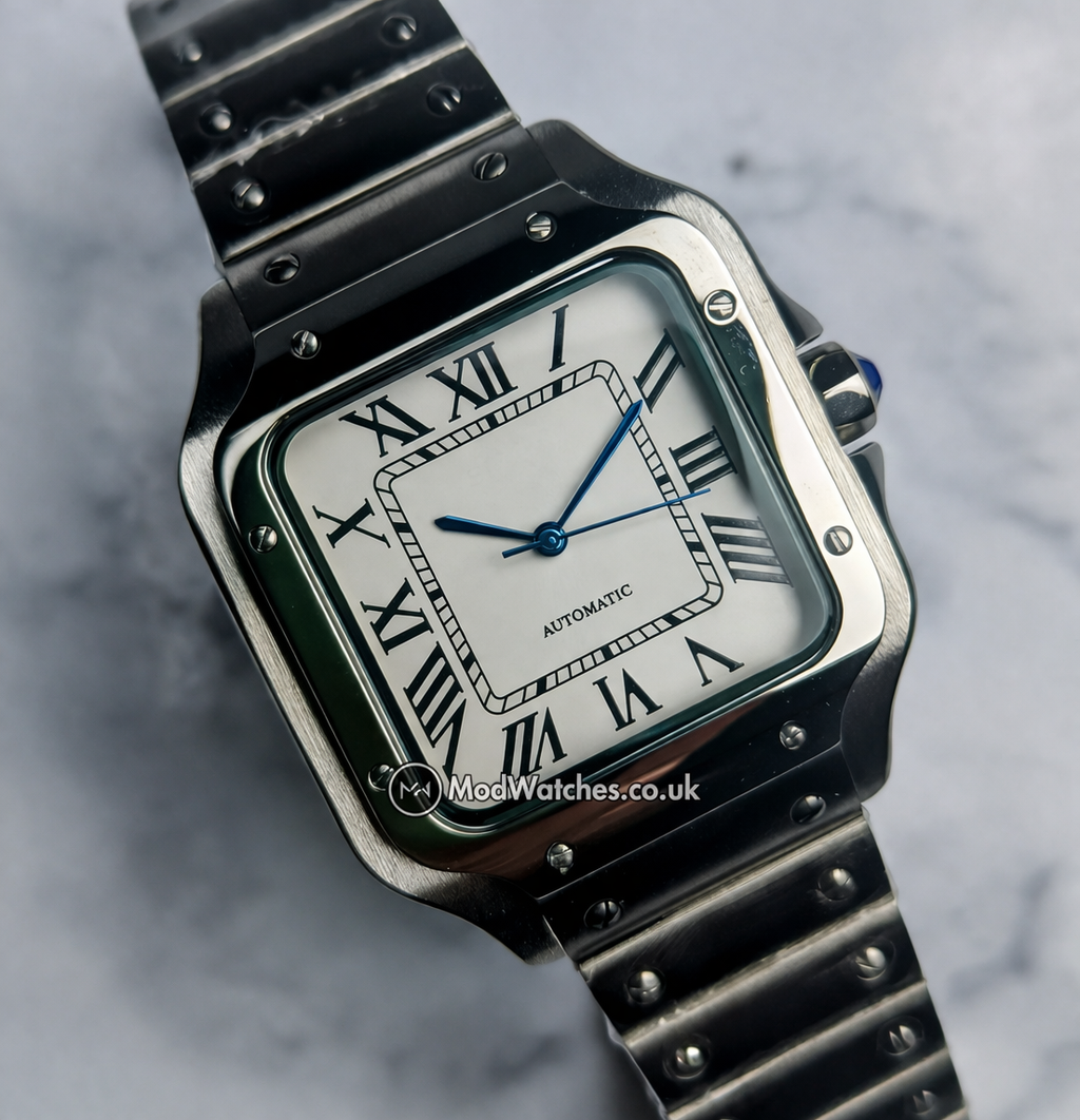 Santiko White NH35 Mod Watch