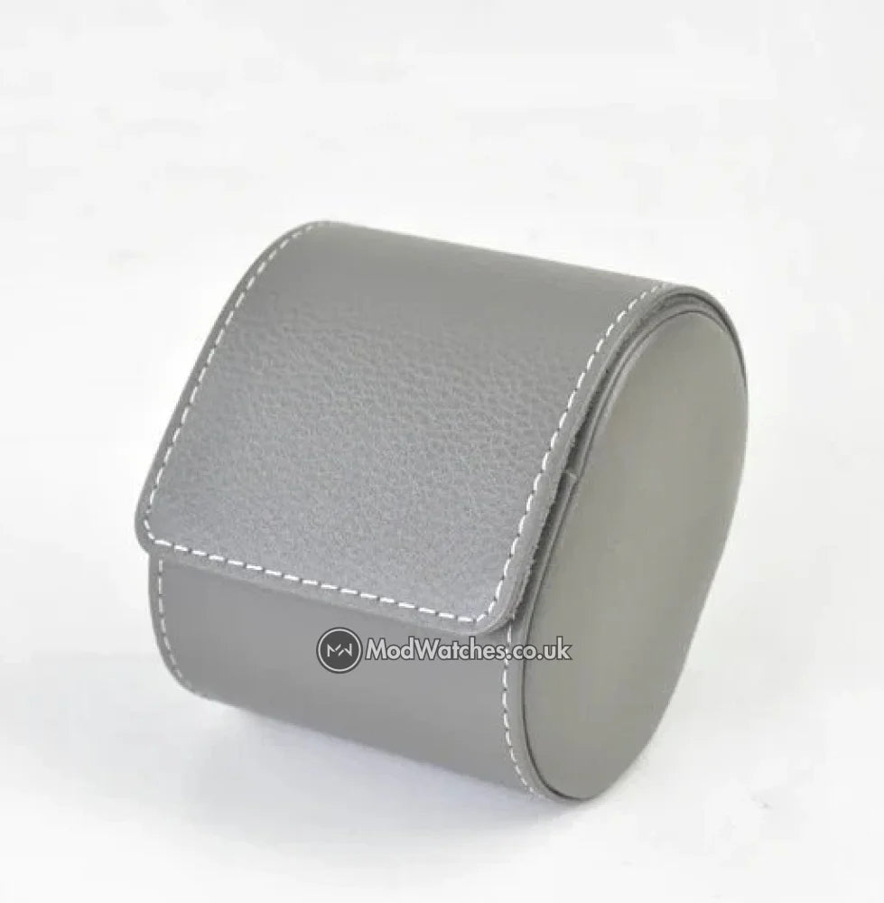 Leather Watch Roll Grey - Q Wrist - Modified Watches
