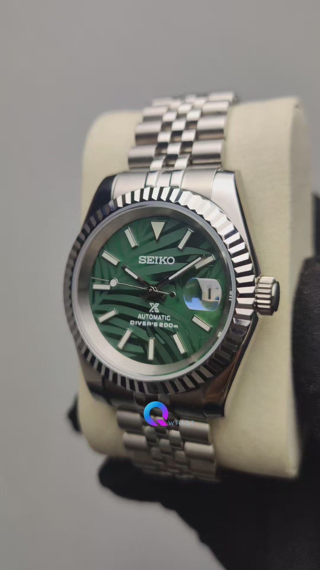 Seiko Datejust NH35 Green Palm Dial Build