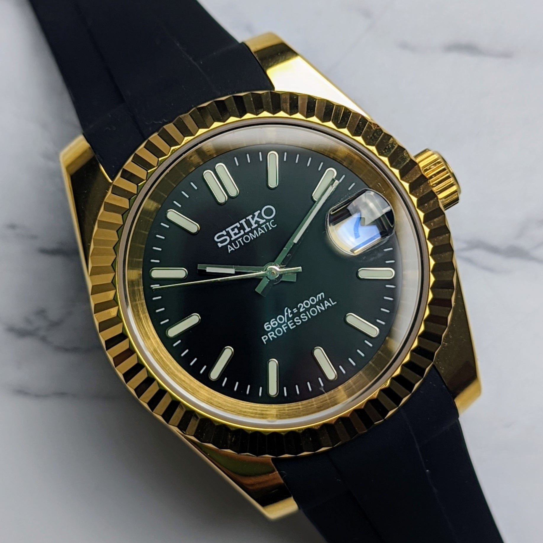 Black Dial Datejust NH35 Build