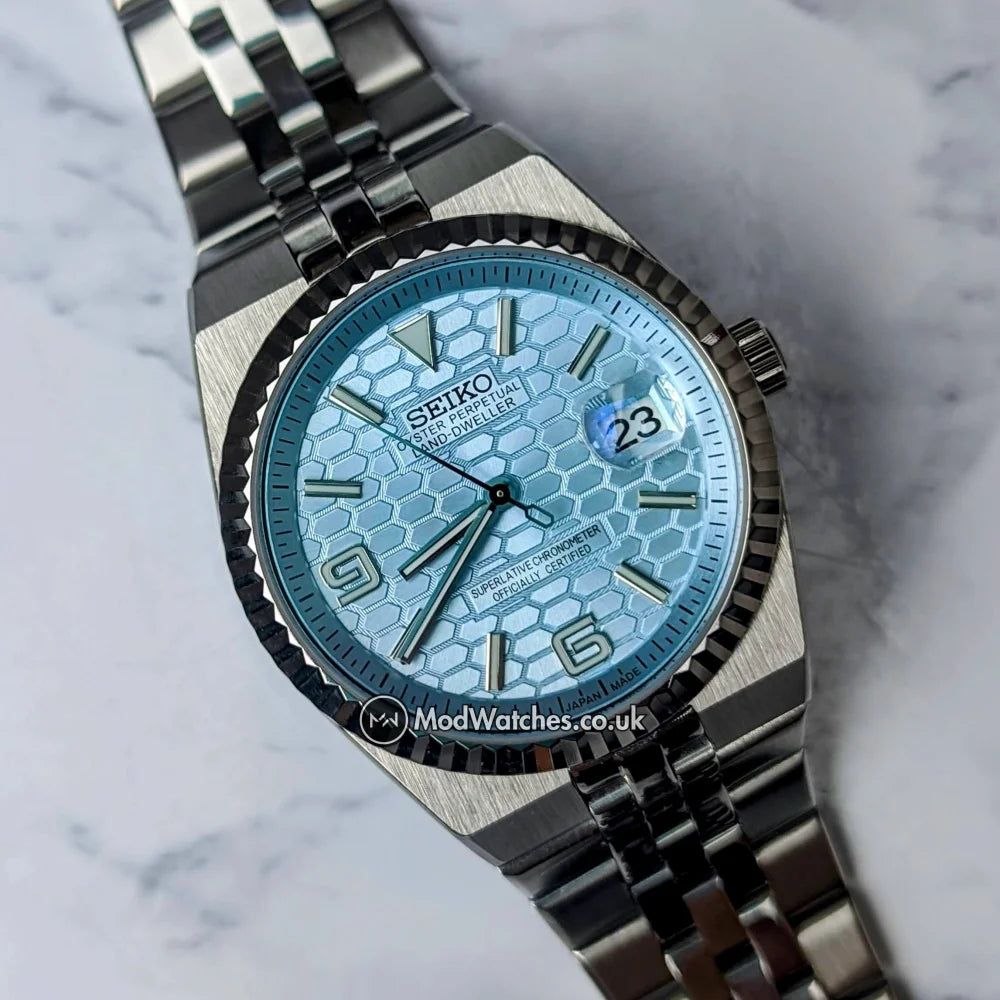 Seiko Land Dweller Mod NH35 watch
