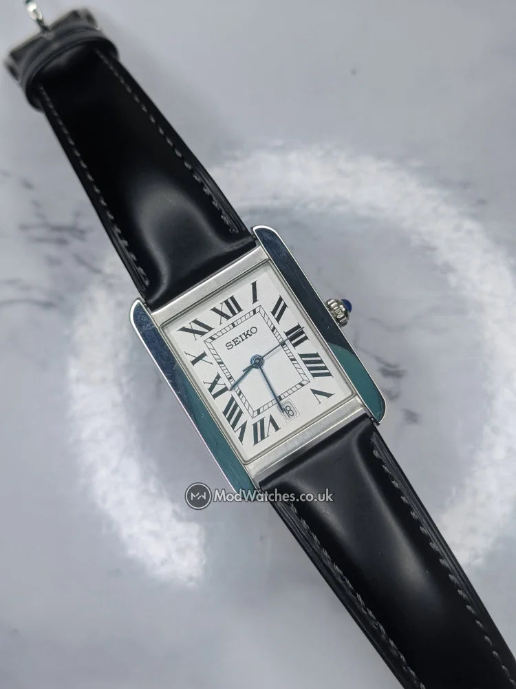 Seiko Tank Mod VJ24 watch
