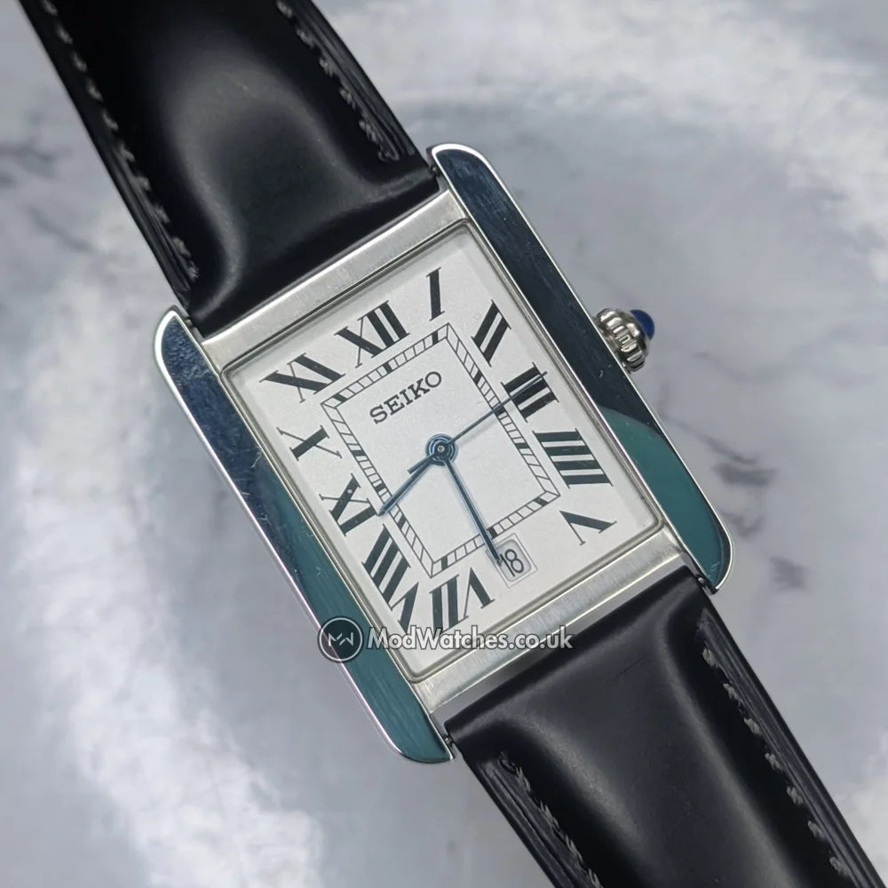 Seiko Tank Mod VJ24 watch